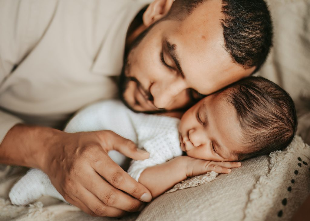 Two-week-old Arham showcases his adorable expressions during a heartwarming newborn lifestyle session.