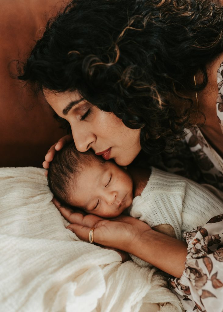 Preserving precious memories: A studio newborn photoshoot documents the wonder of Niam's arrival.